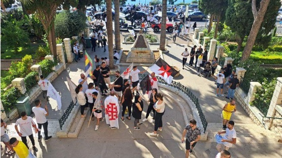 נוצרים ודרוזים הפגינו נגד הניסיונות לייהד את מנזר סטלה מאריס בחיפה